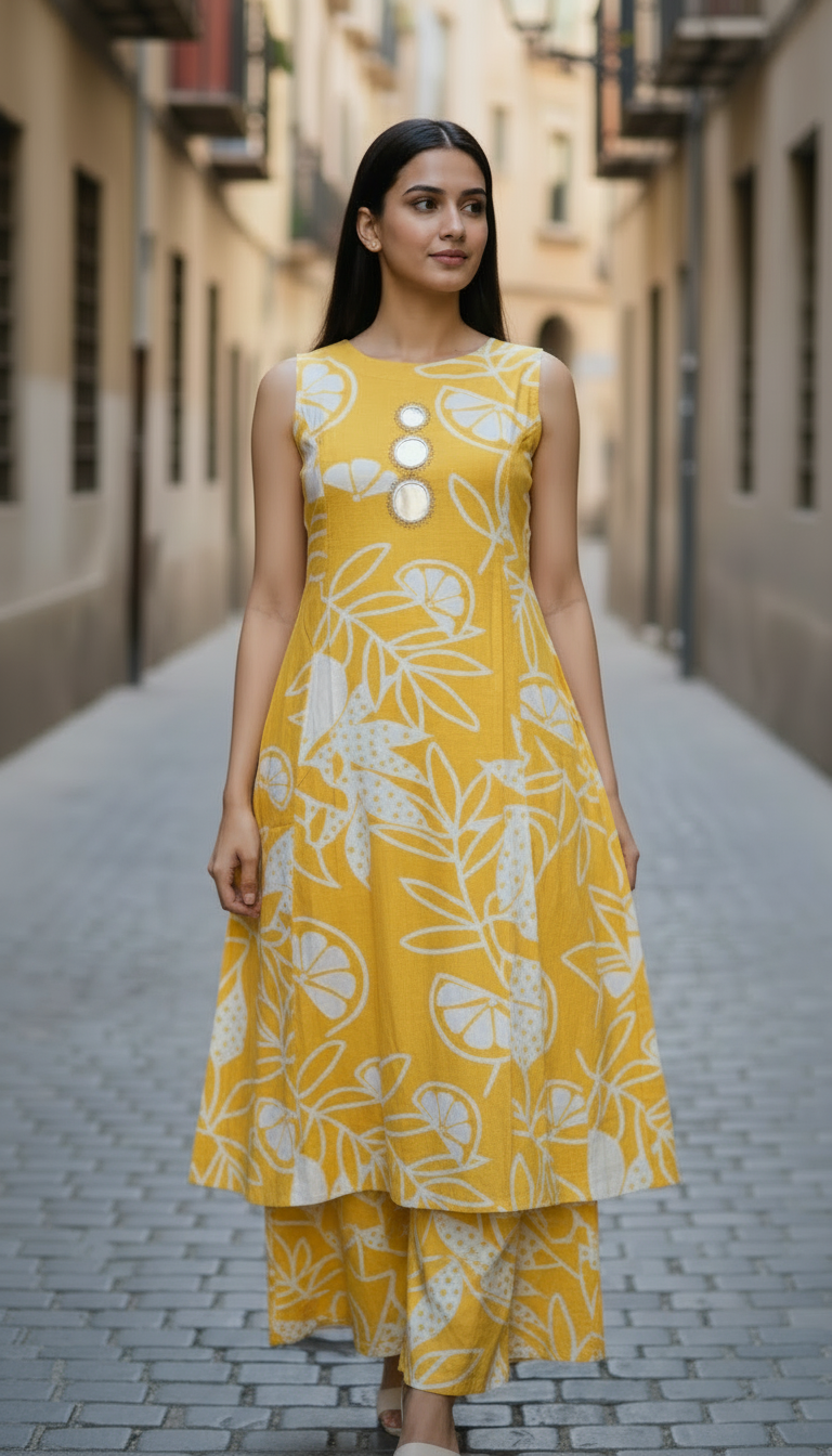 Vatican Mirror Pocket Coord Set -Yellow