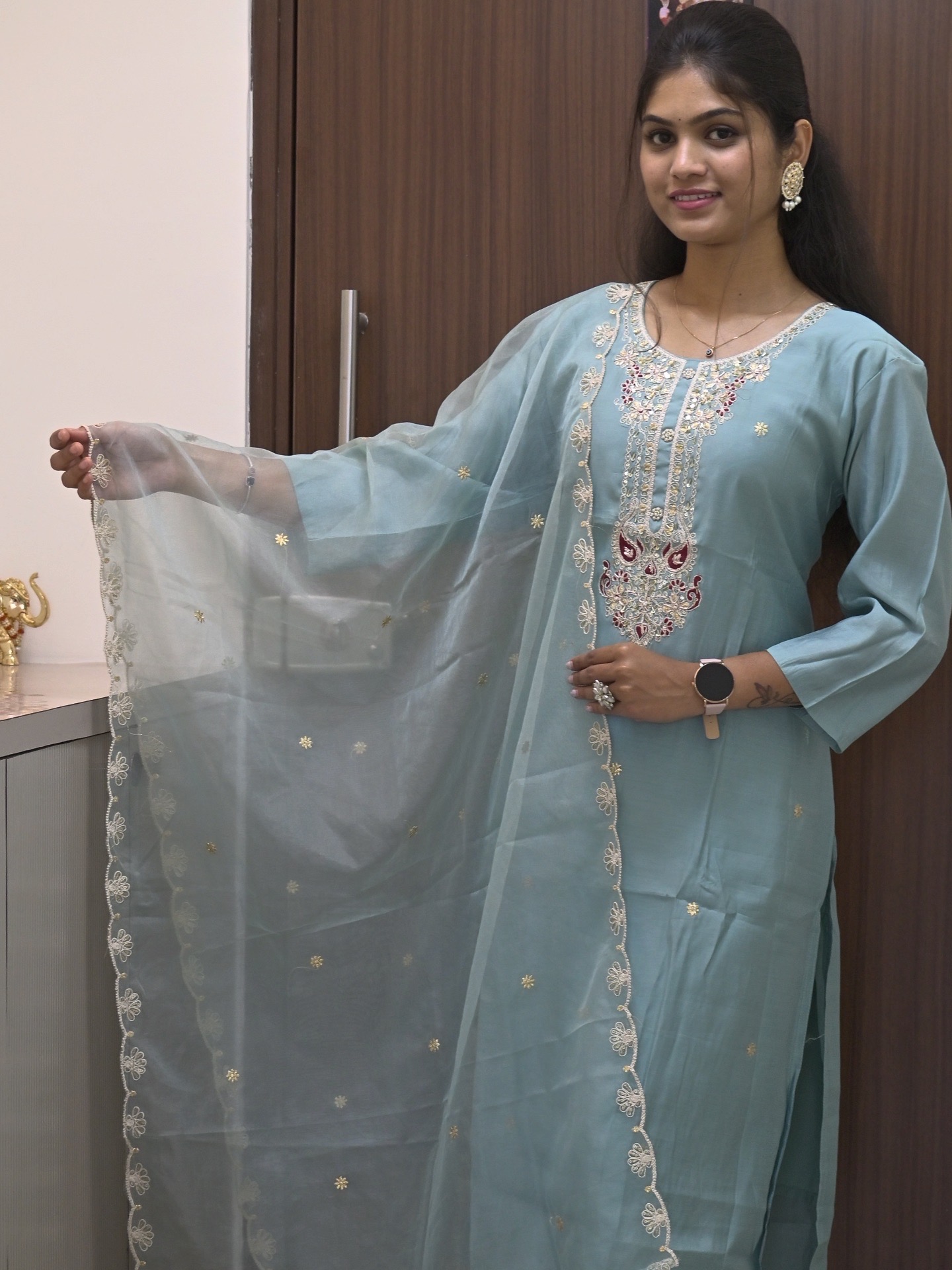 Premium Handwork Moti Suit