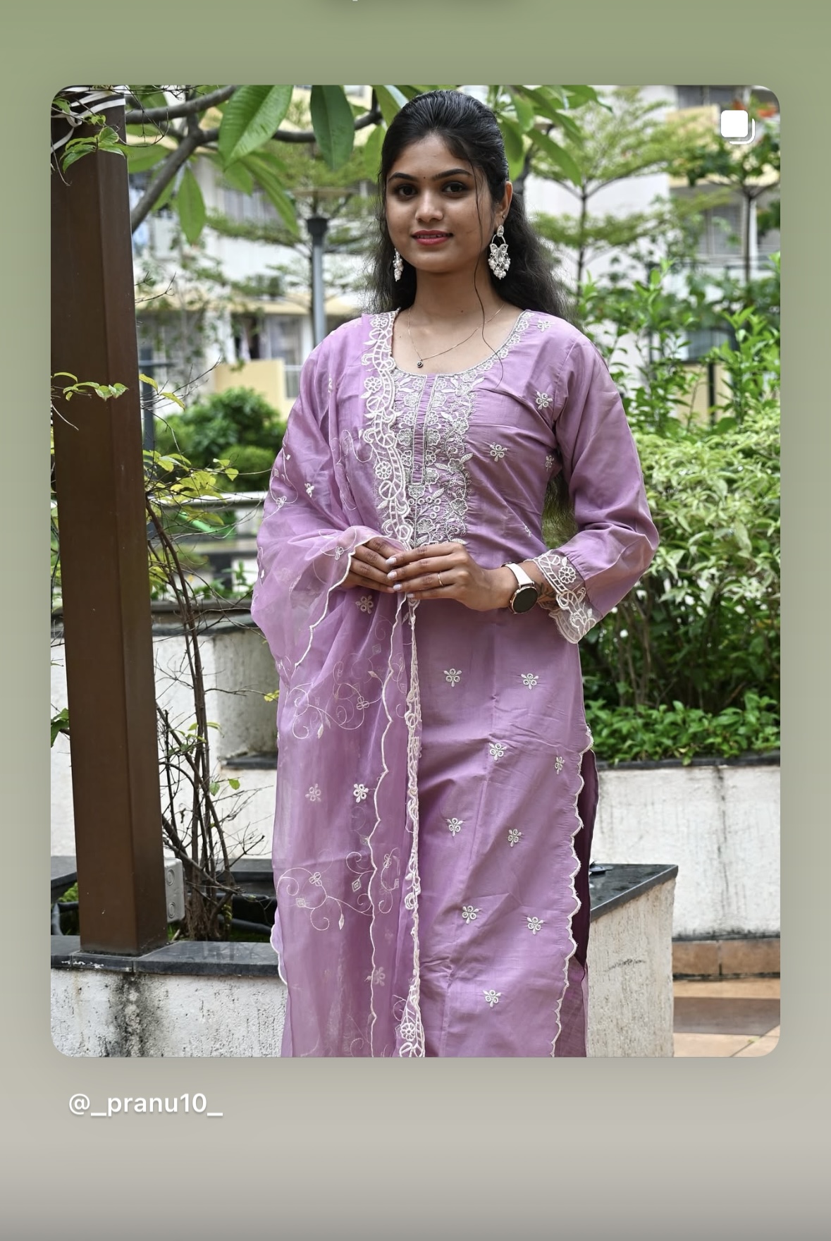 Premium Handwork Suit - Lavender